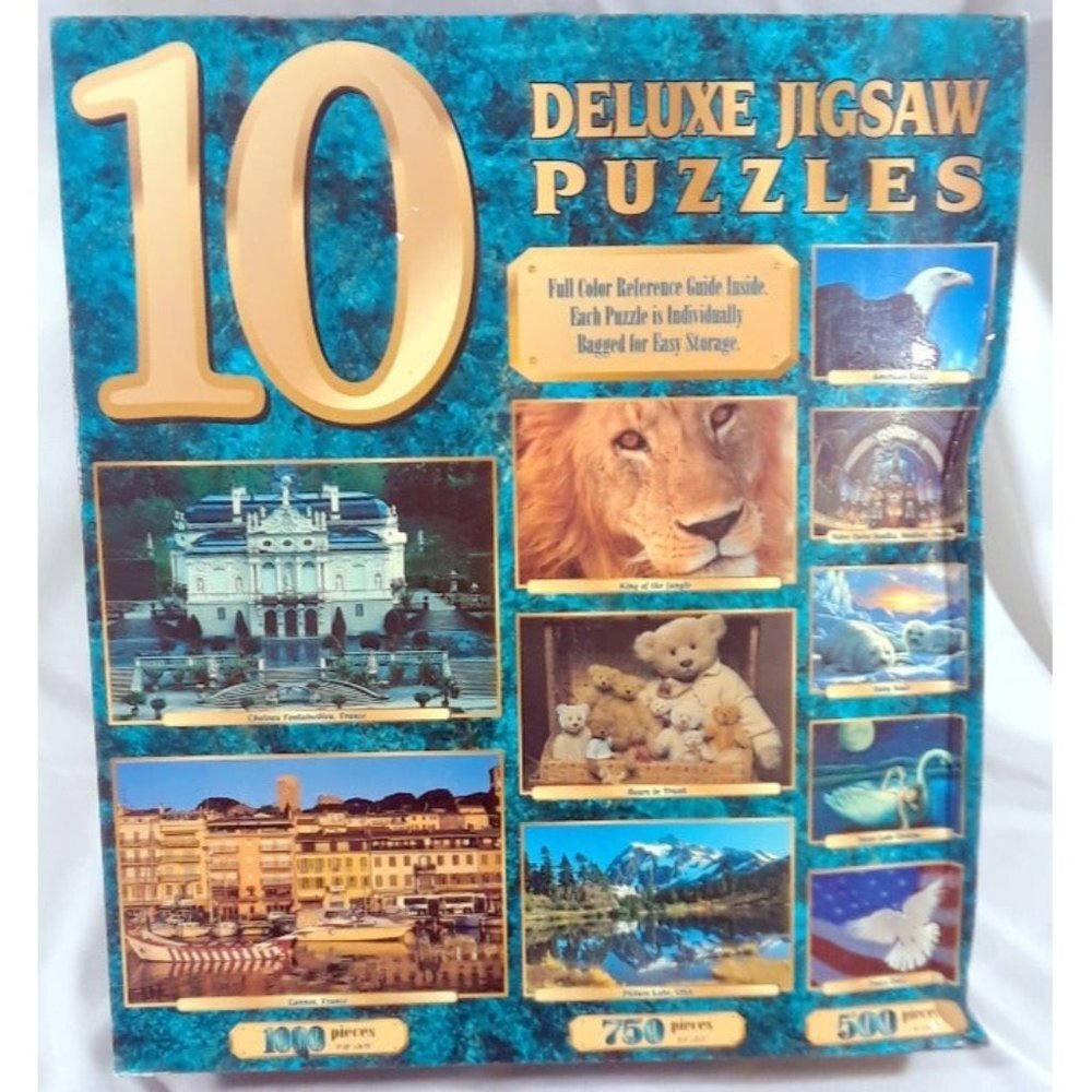 10 Deluxe Jigsaw Puzzles Italy Sure-Lox